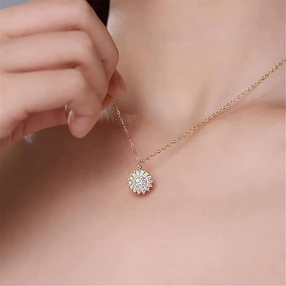 Set Collar Girasol + Anillo Girasol