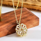 Collar Trebol de Corazones