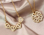Collar Trebol de Corazones